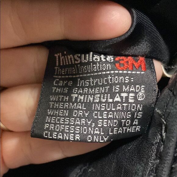 Vintage Tannery West Black Leather Studded Biker Moto Jacket Skull Patch Size‎ S - Picture 5 of 16